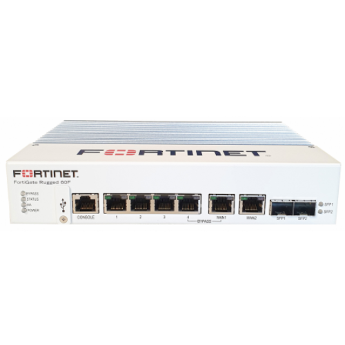 FortiGate FortiWiFi 60F Series - Firewall Desktop Versátil FortiGate FortiWiFi 60F firewall desktop com 10 portas Ethernet e Wi-Fi integrado para pequenos ambientes