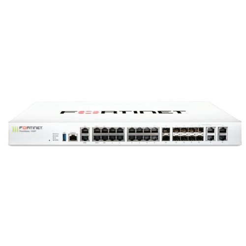 FortiGate 100F Series - Firewall de Rack Empresarial FortiGate 100F firewall de rack 1U com 32 portas incluindo 10GE SFP+ para médias e grandes empresas