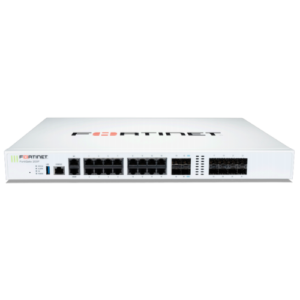 FortiGate 200F firewall de rack corporativo com 30 portas incluindo 4 portas 10GE SFP+ para data centers